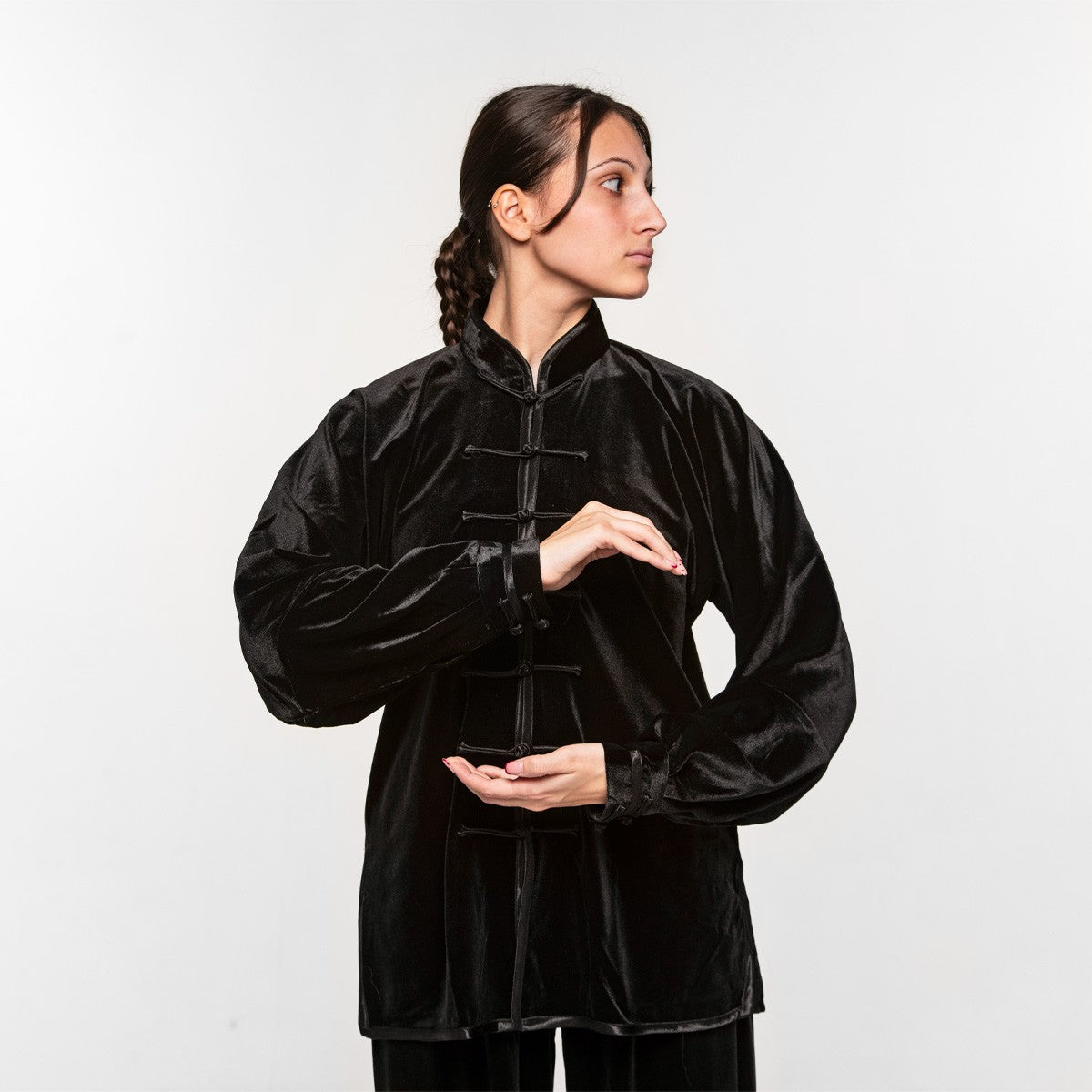 Veste Tai Chi Qïng Velvet