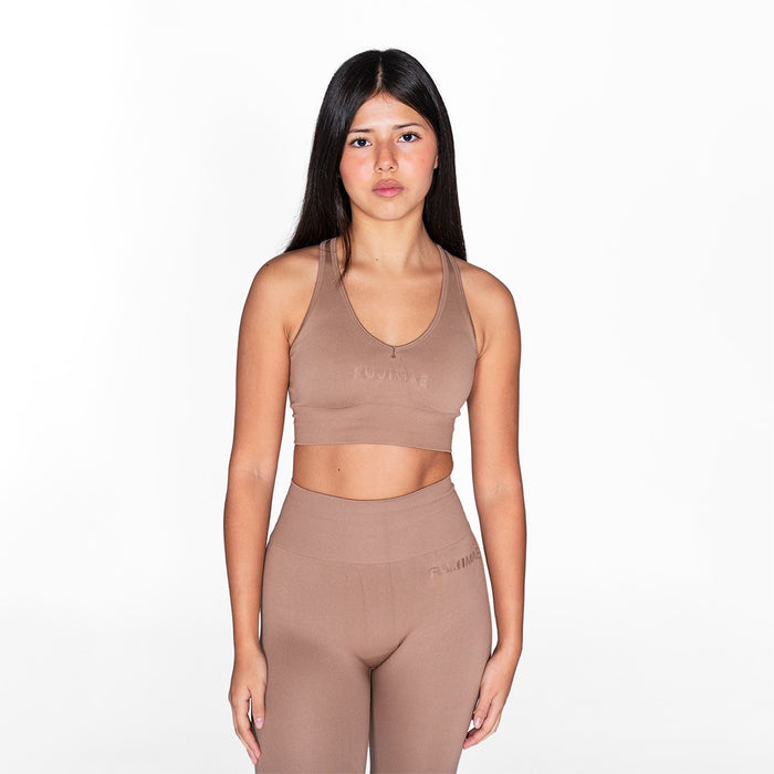 Brassière sans Coutures FUJIMAE FW 24. Camel